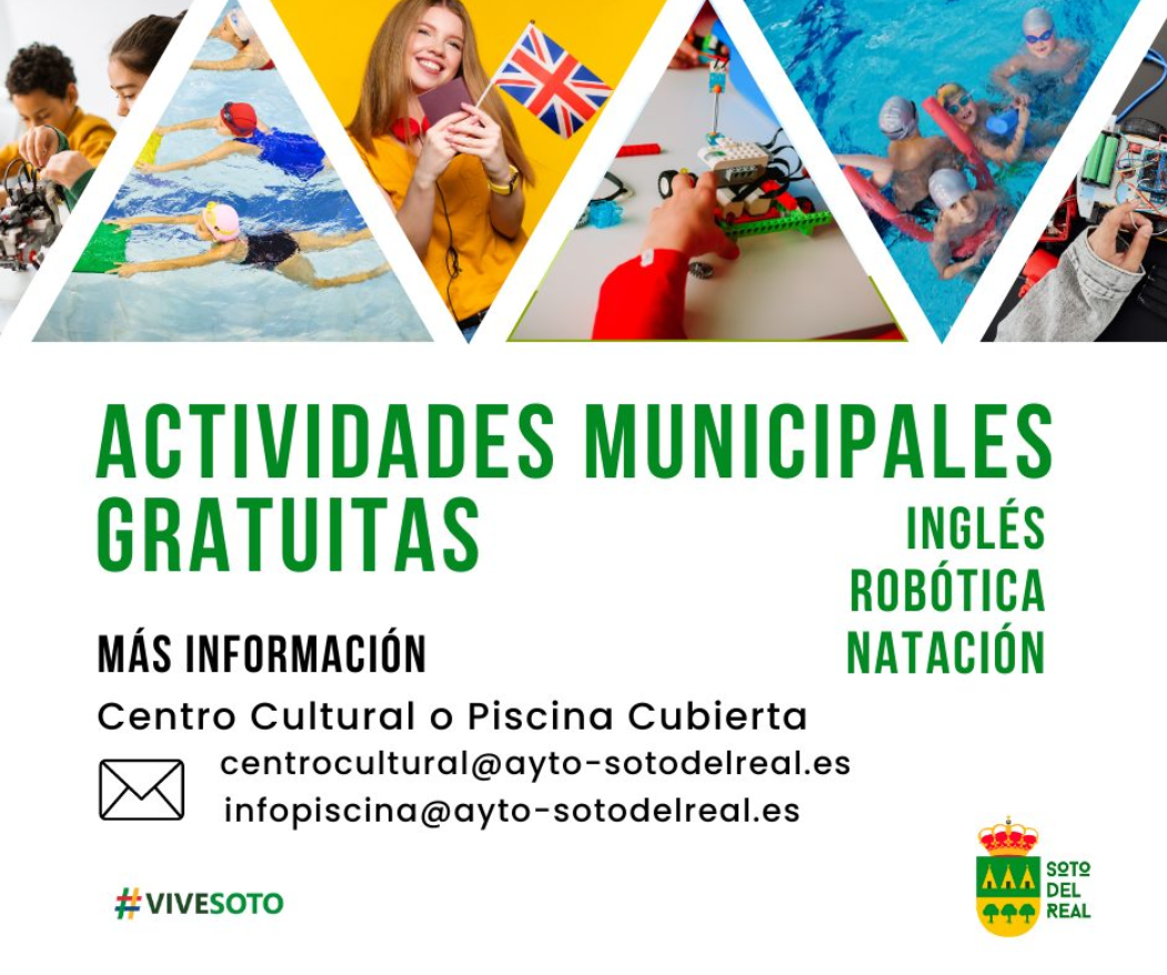 Actividades municipales gratis para niños y adultos en Soto del Real |  Noticias de Madrid hoy