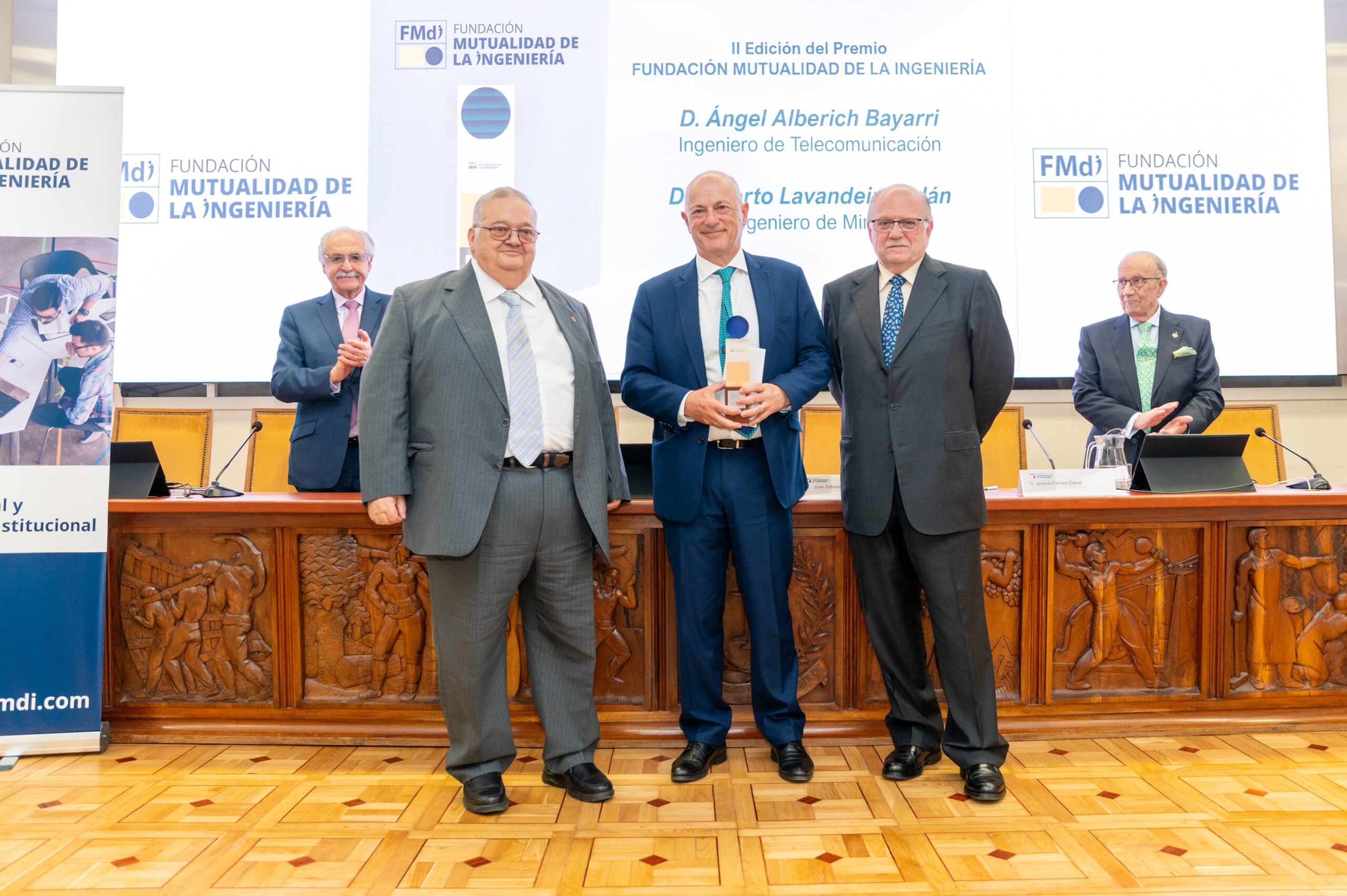 La Mutualidad de la Ingeniería premia la trayectoria de Alberto ...